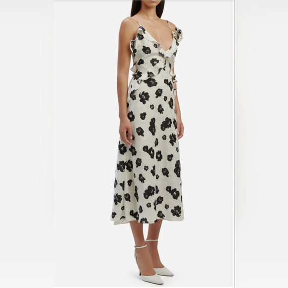 #135 Bardot Olea Floral Ruffle Midi/ Maxi Dress NWT - Picture 7 of 9